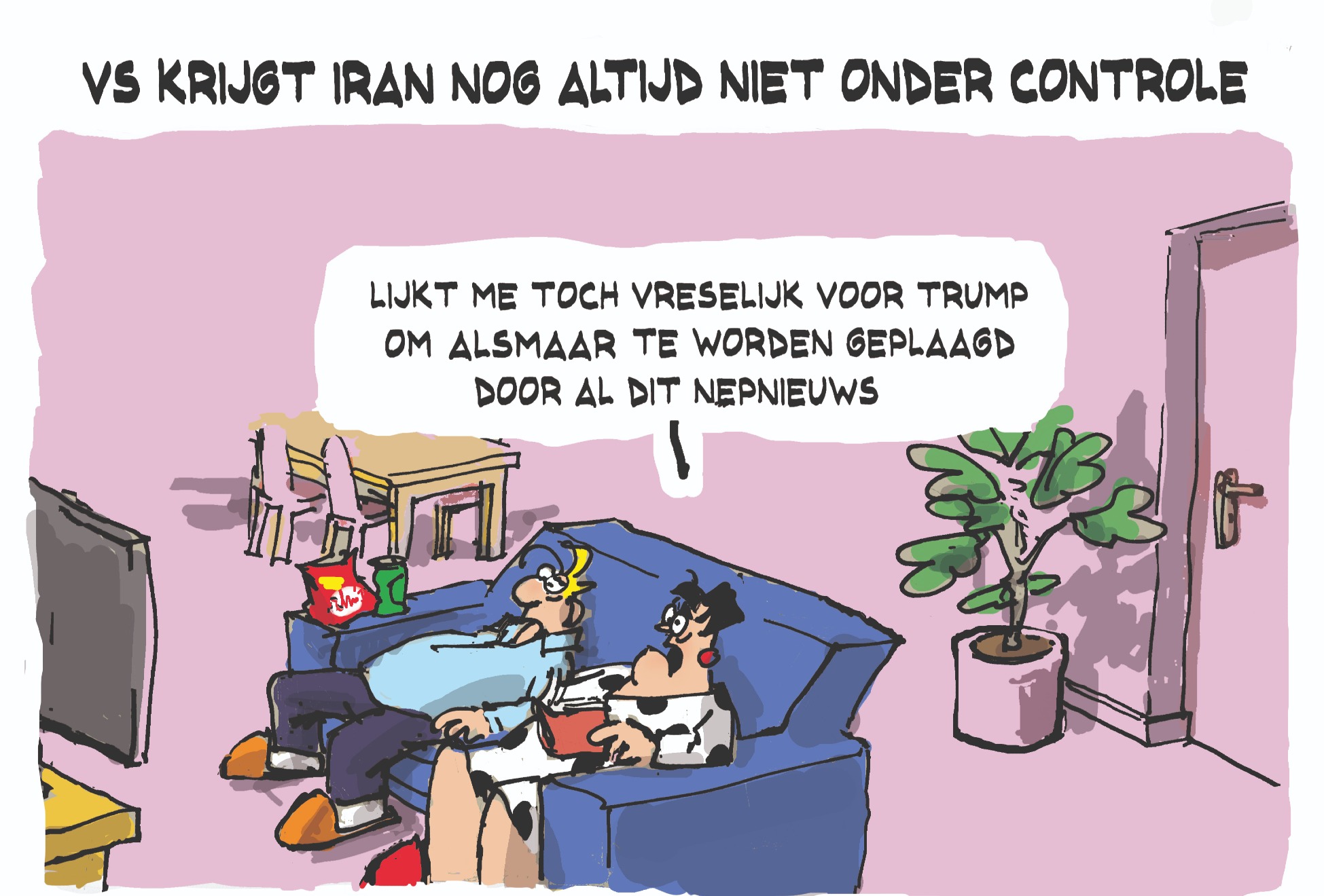 Cartoon dinsdag 9 juni