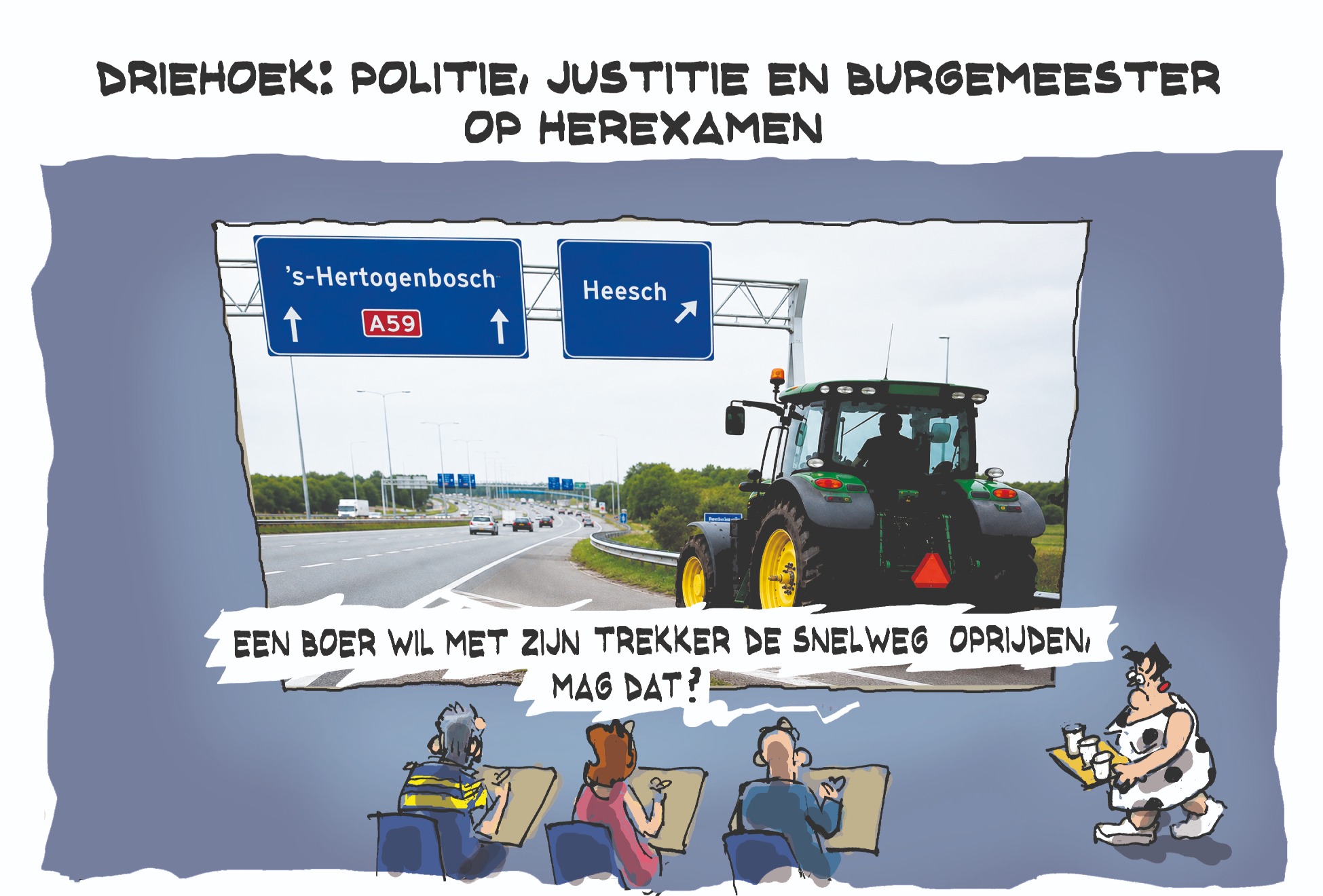Cartoon zaterdag 15 augustus