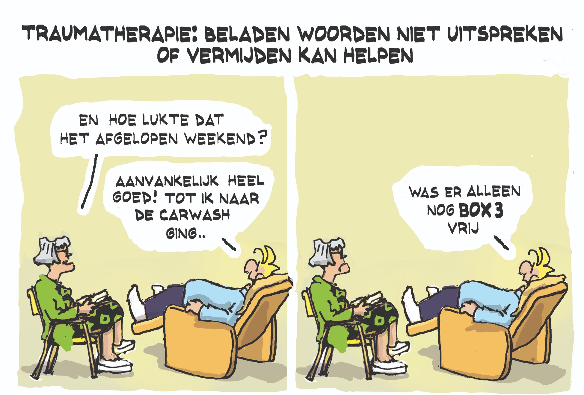 Cartoon maandag 19 oktober