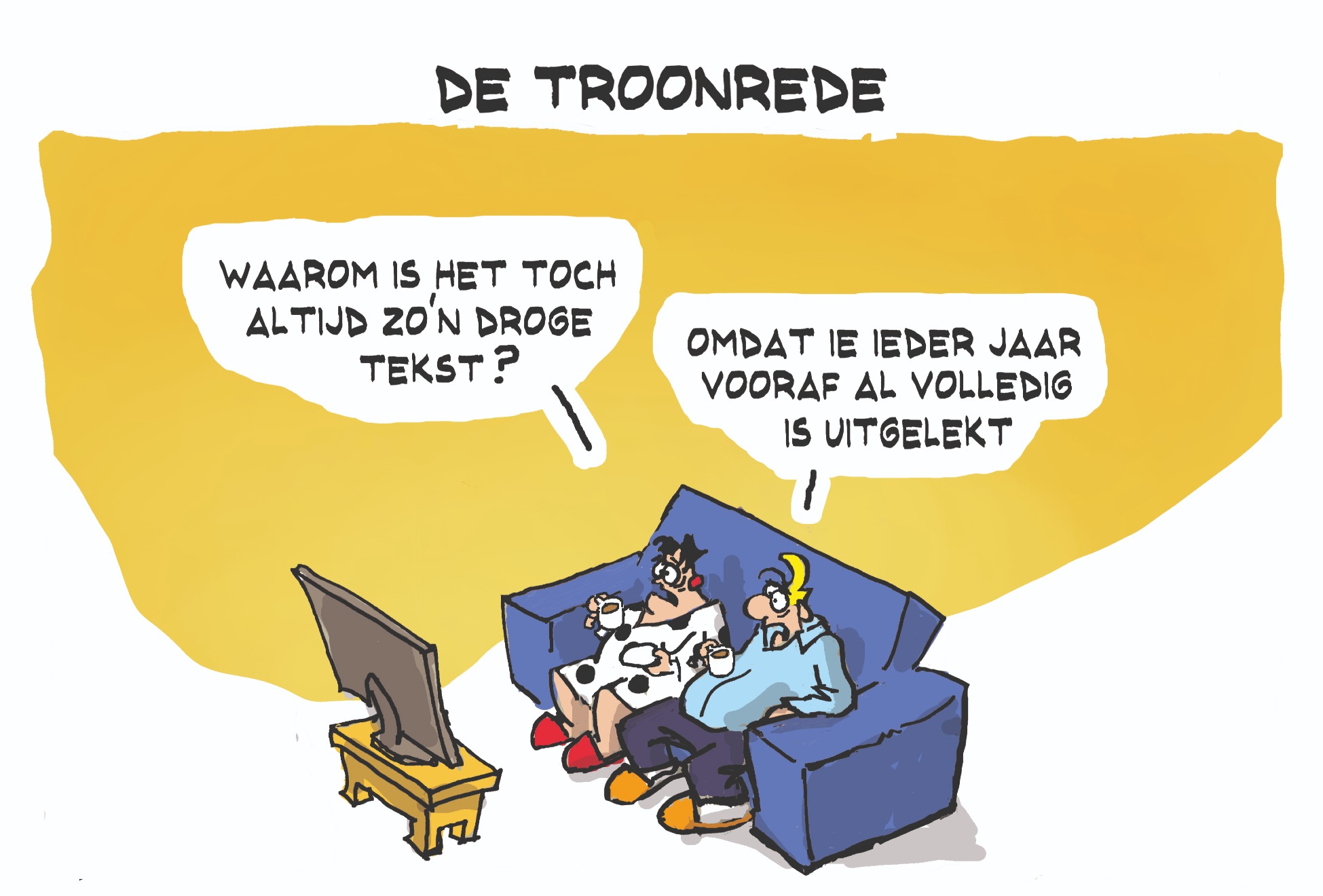 Cartoon dinsdag 15 september