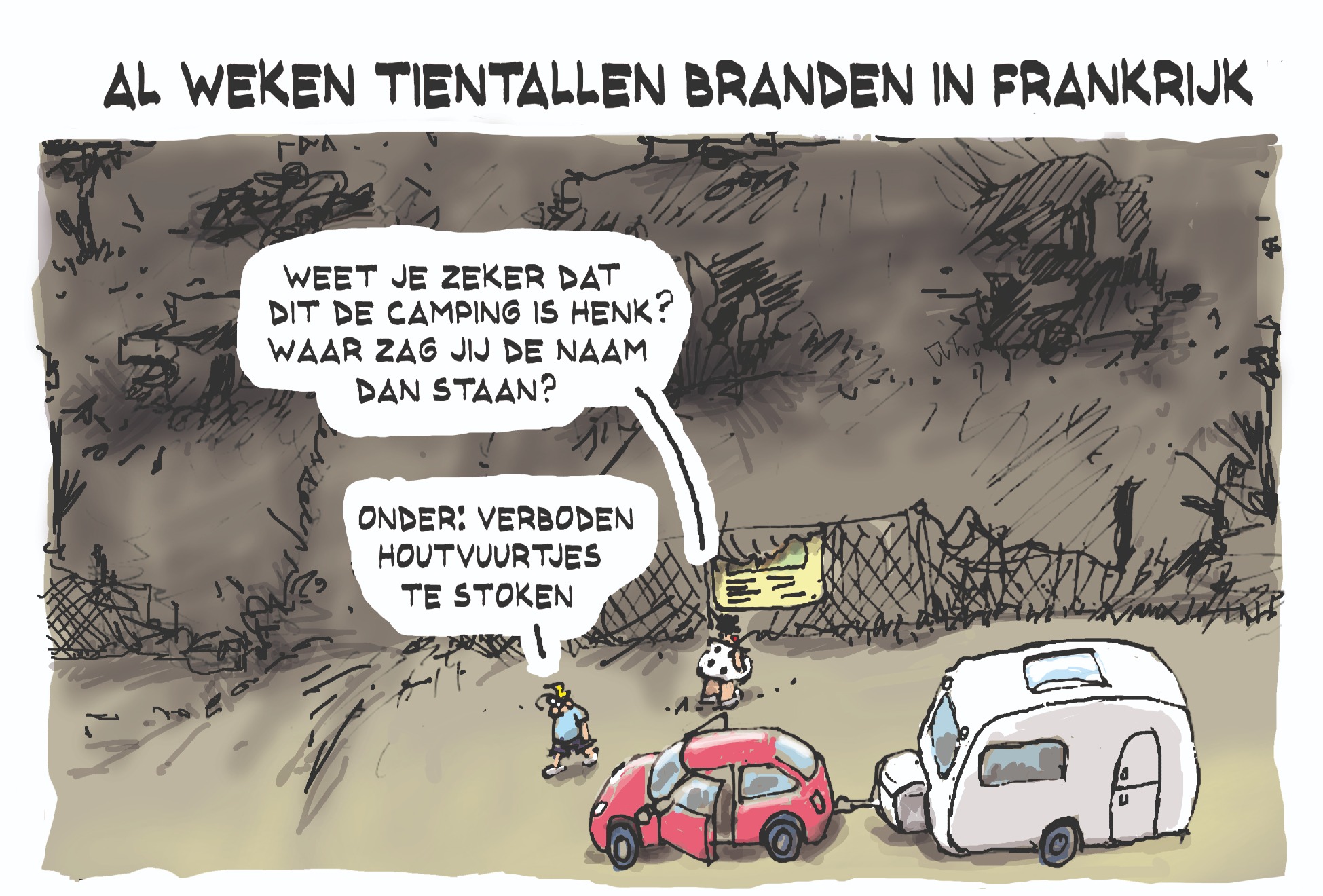 Cartoon woensdag 8 juli
