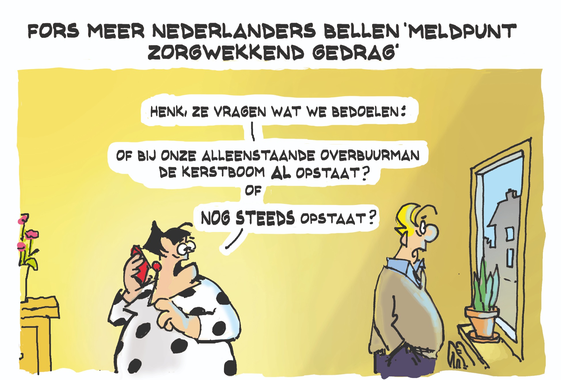 Cartoon dinsdag 27 oktober