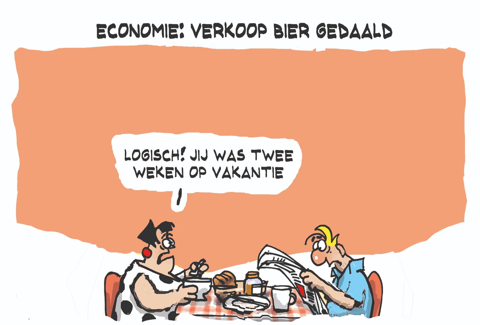 Cartoon donderdag 30 juli
