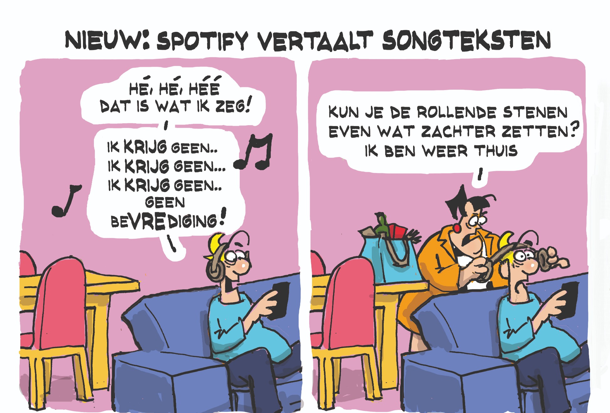 Cartoon zaterdag 7 februari