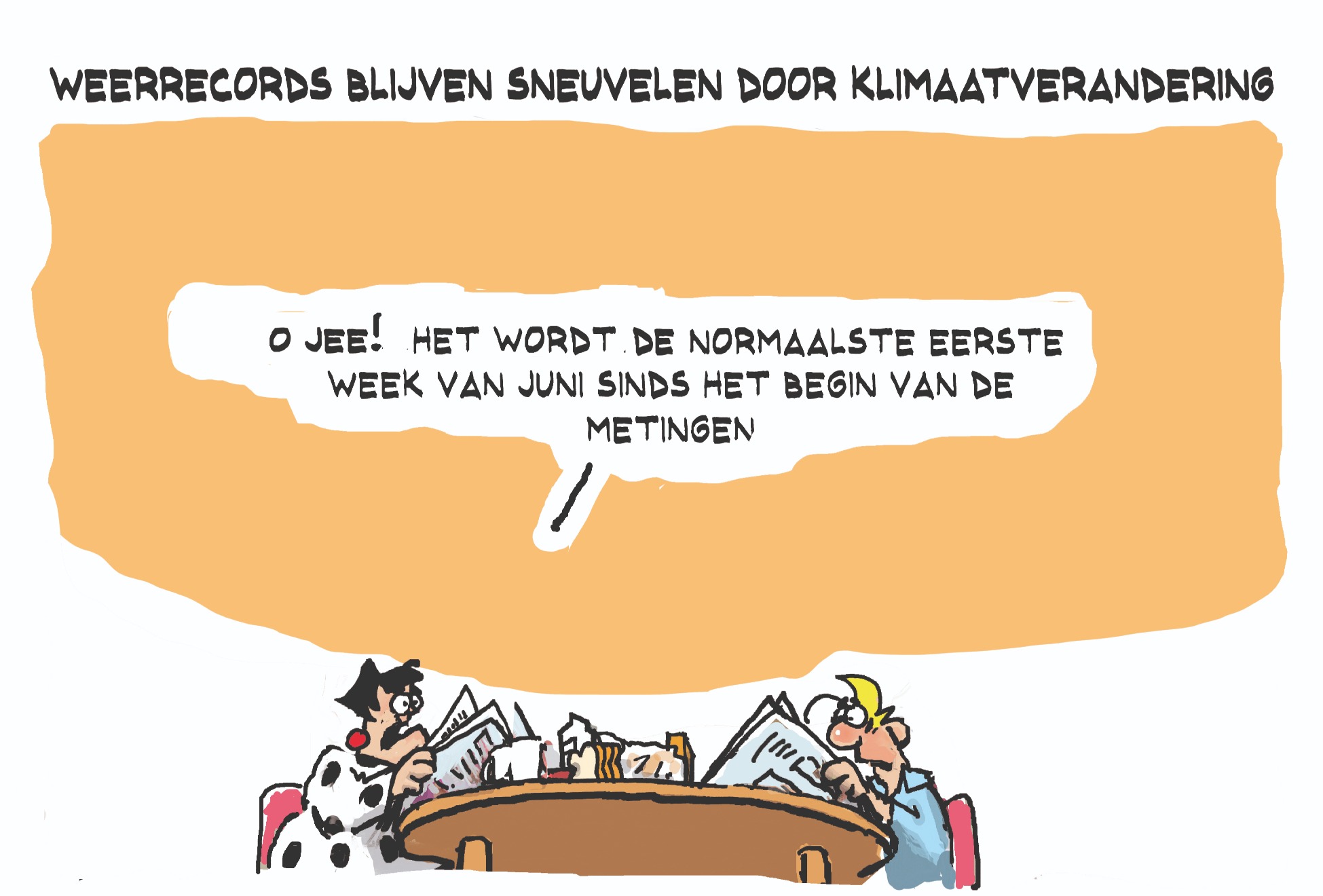 Cartoon maandag 1 juni