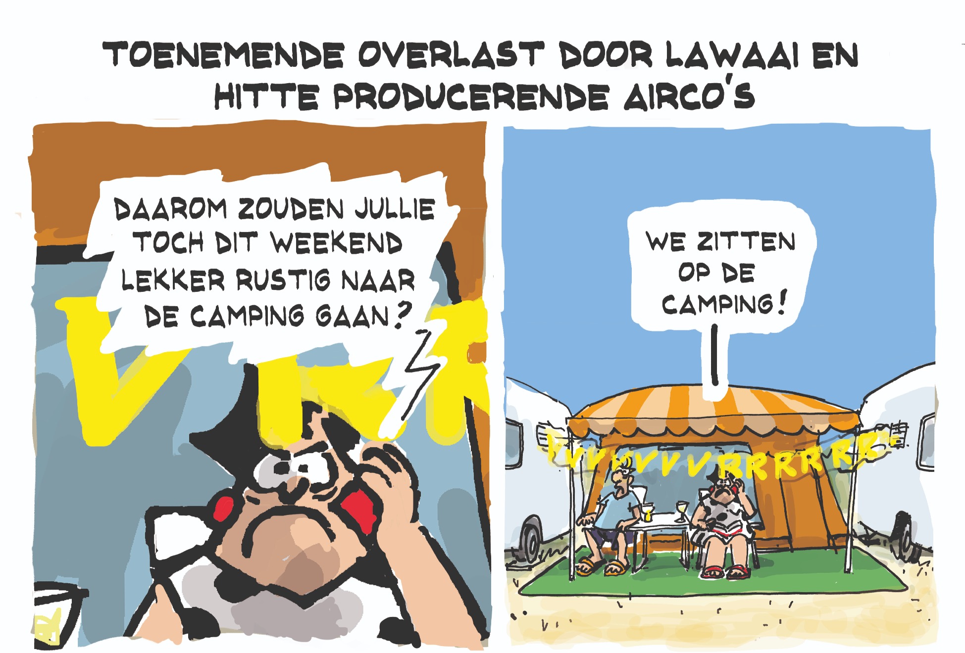 Cartoon zaterdag 8 augustus