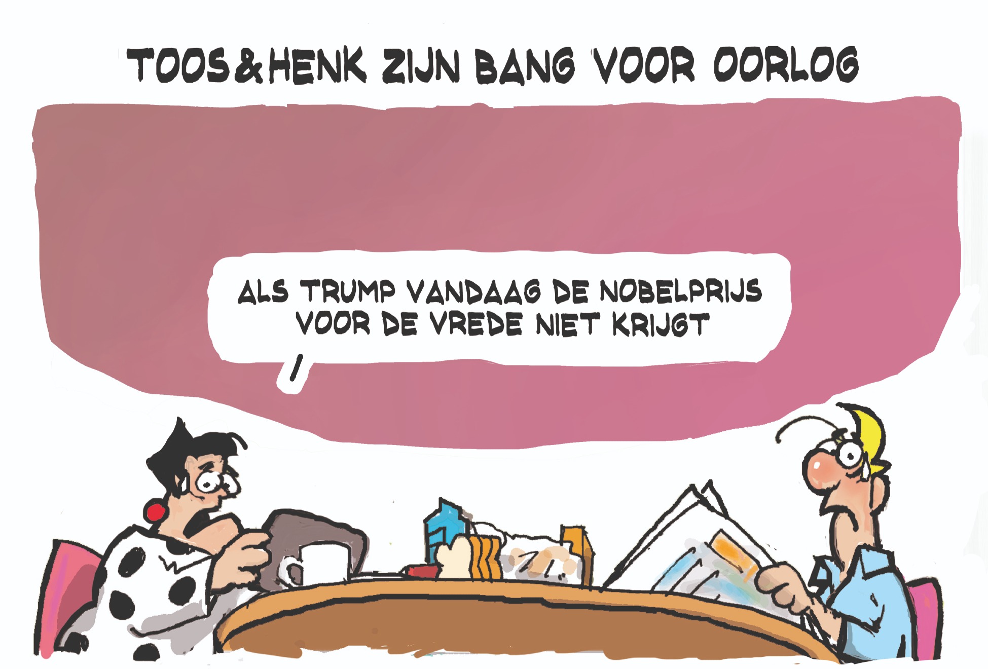 Cartoon vrijdag 10 oktober