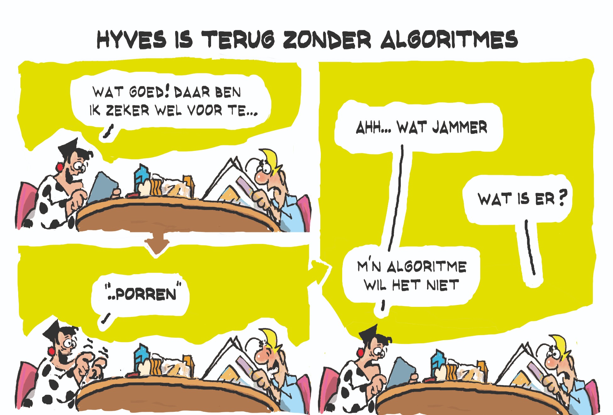 Cartoon zaterdag 26 september
