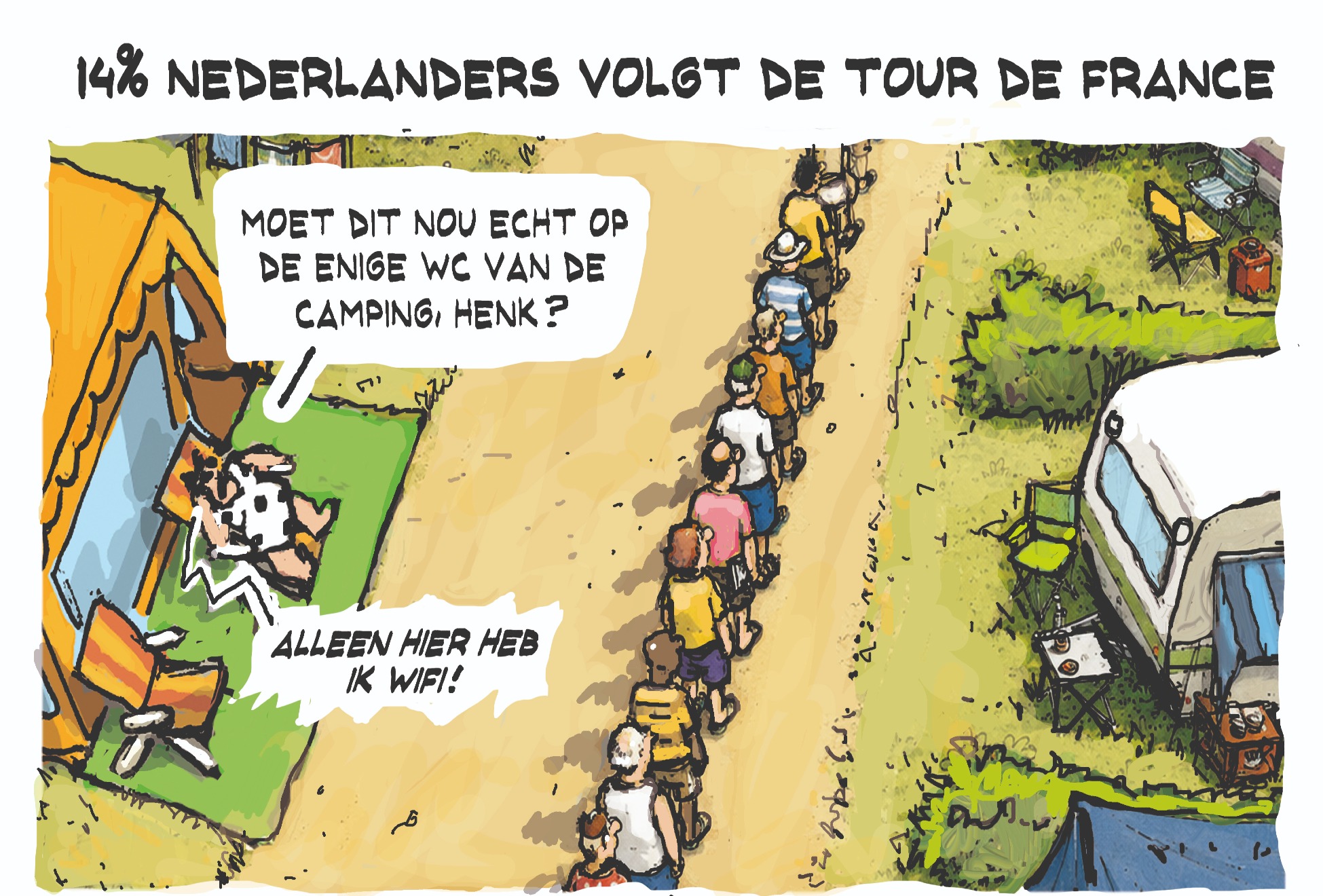 Cartoon maandag 13 juli