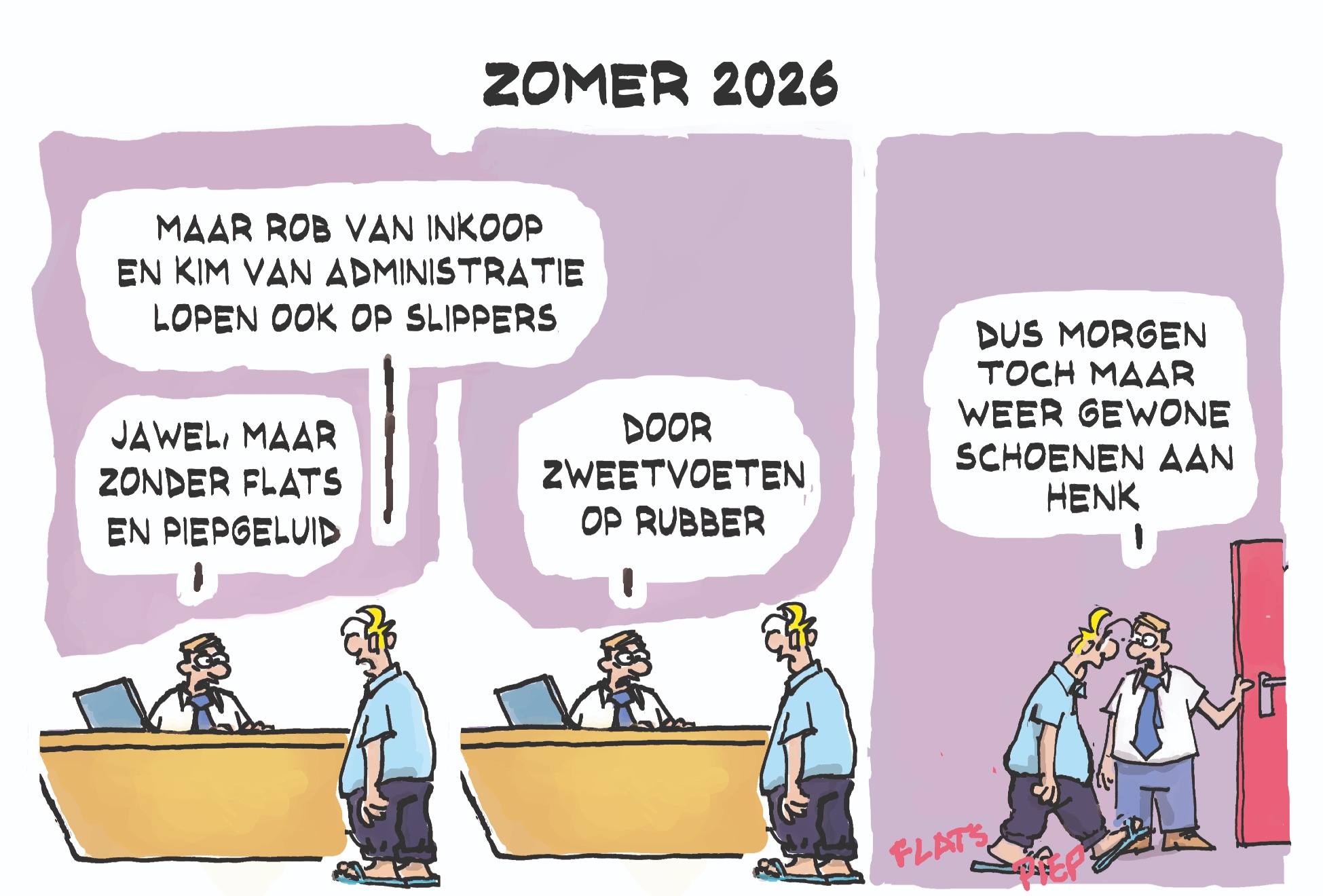Cartoon dinsdag 28 juli