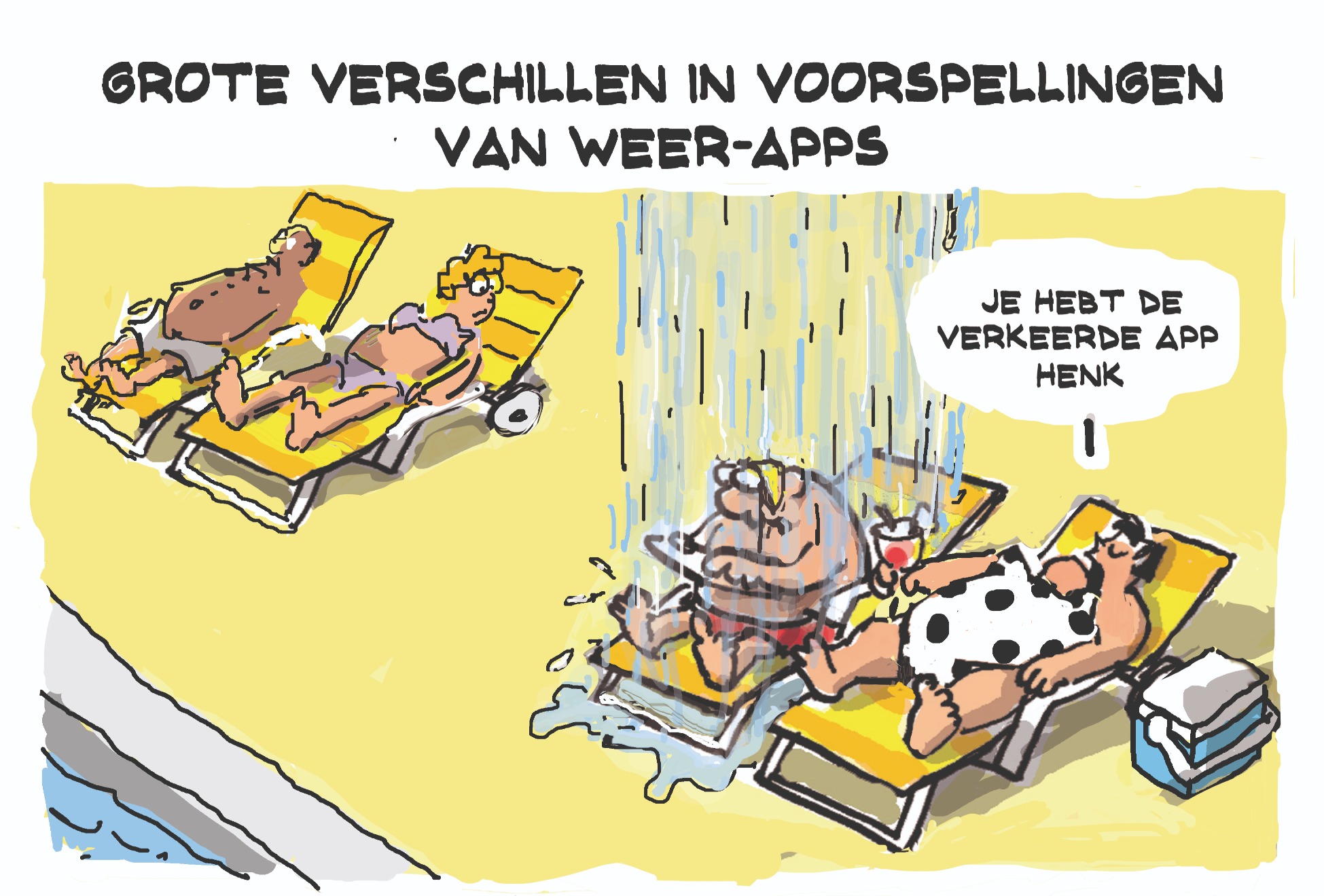Cartoon zaterdag 23 mei