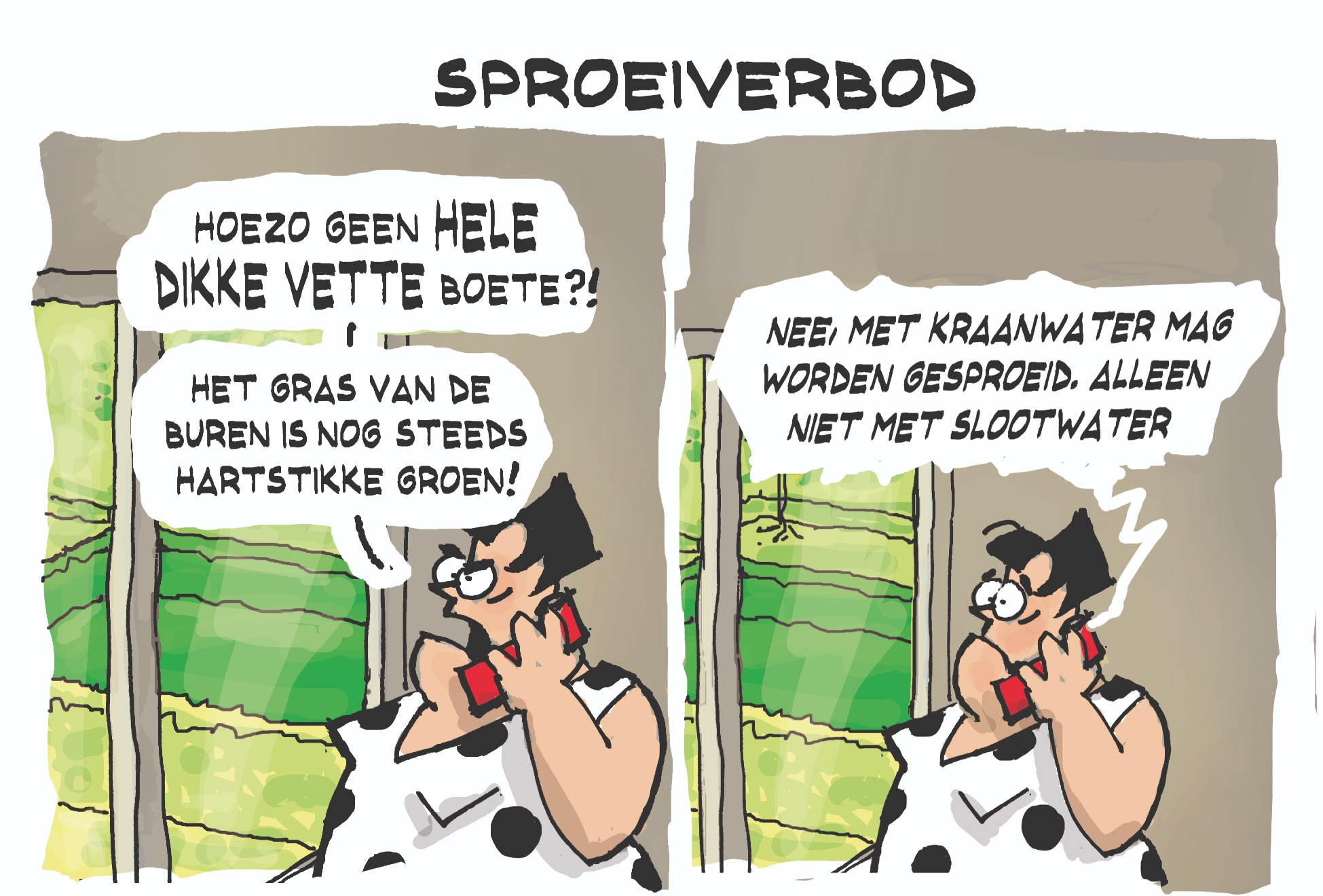 Cartoon vrijdag 31 juli