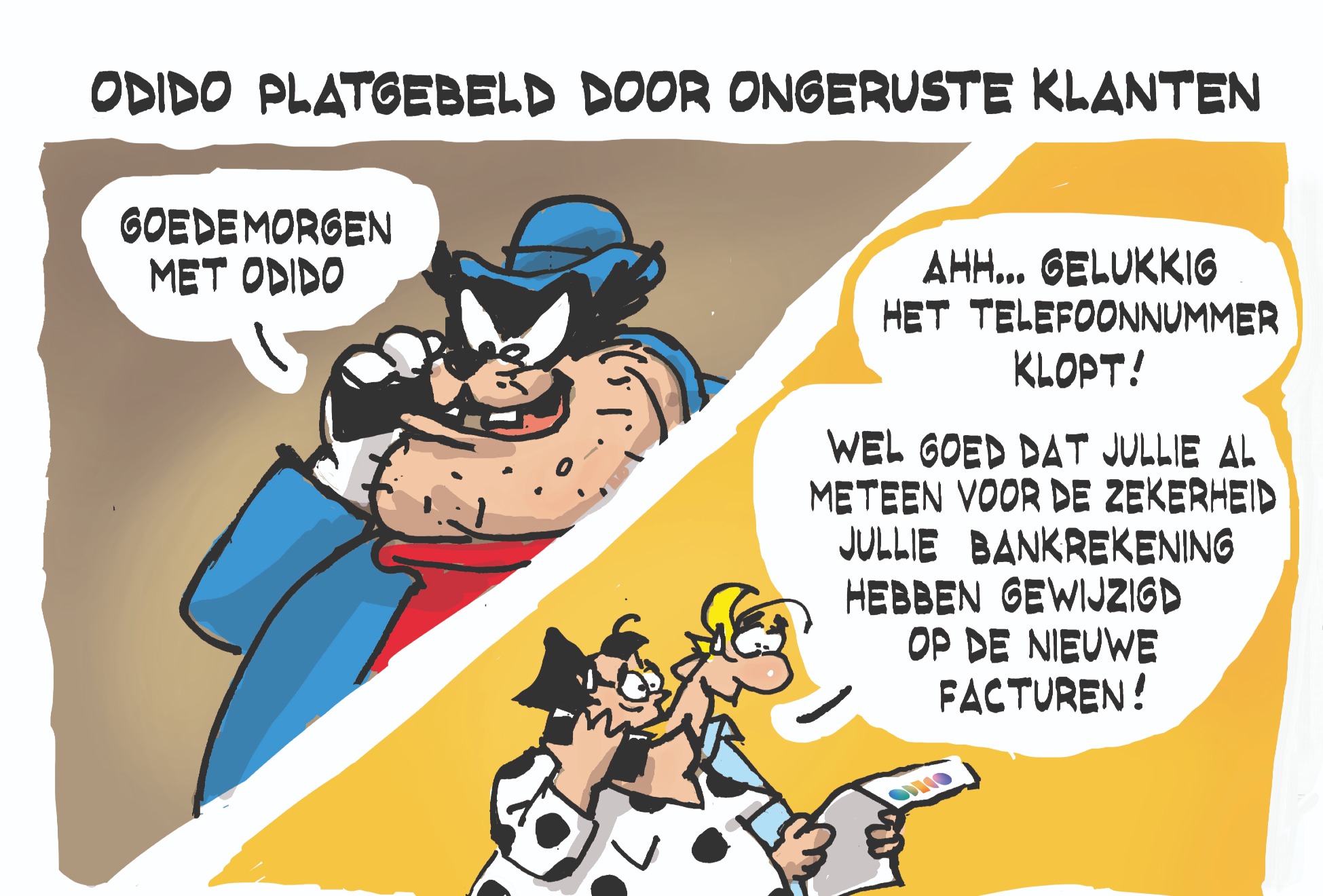 Cartoon vrijdag 13 februari