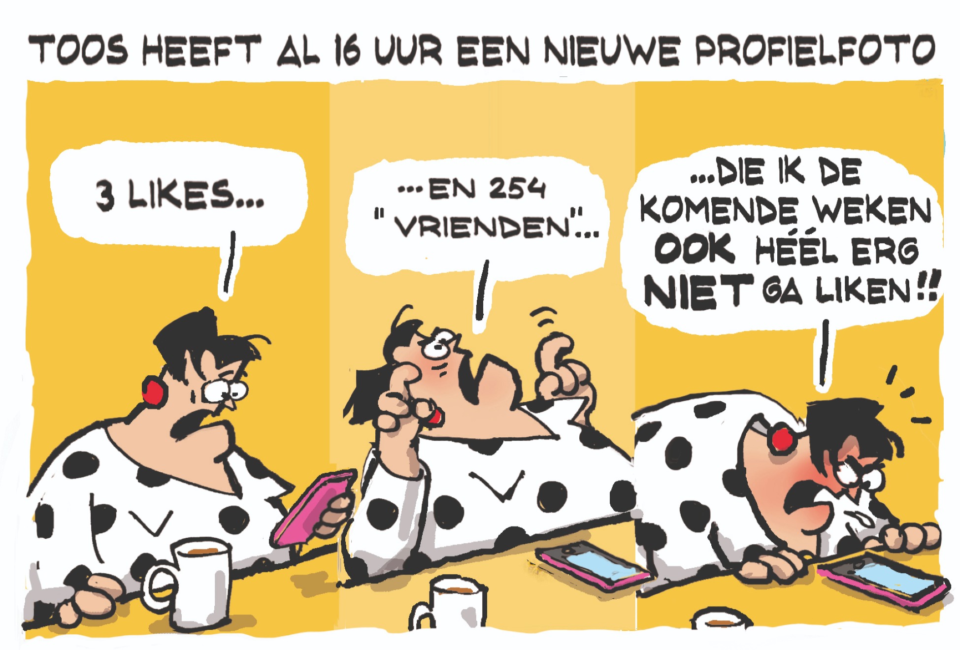 Cartoon donderdag 9 april