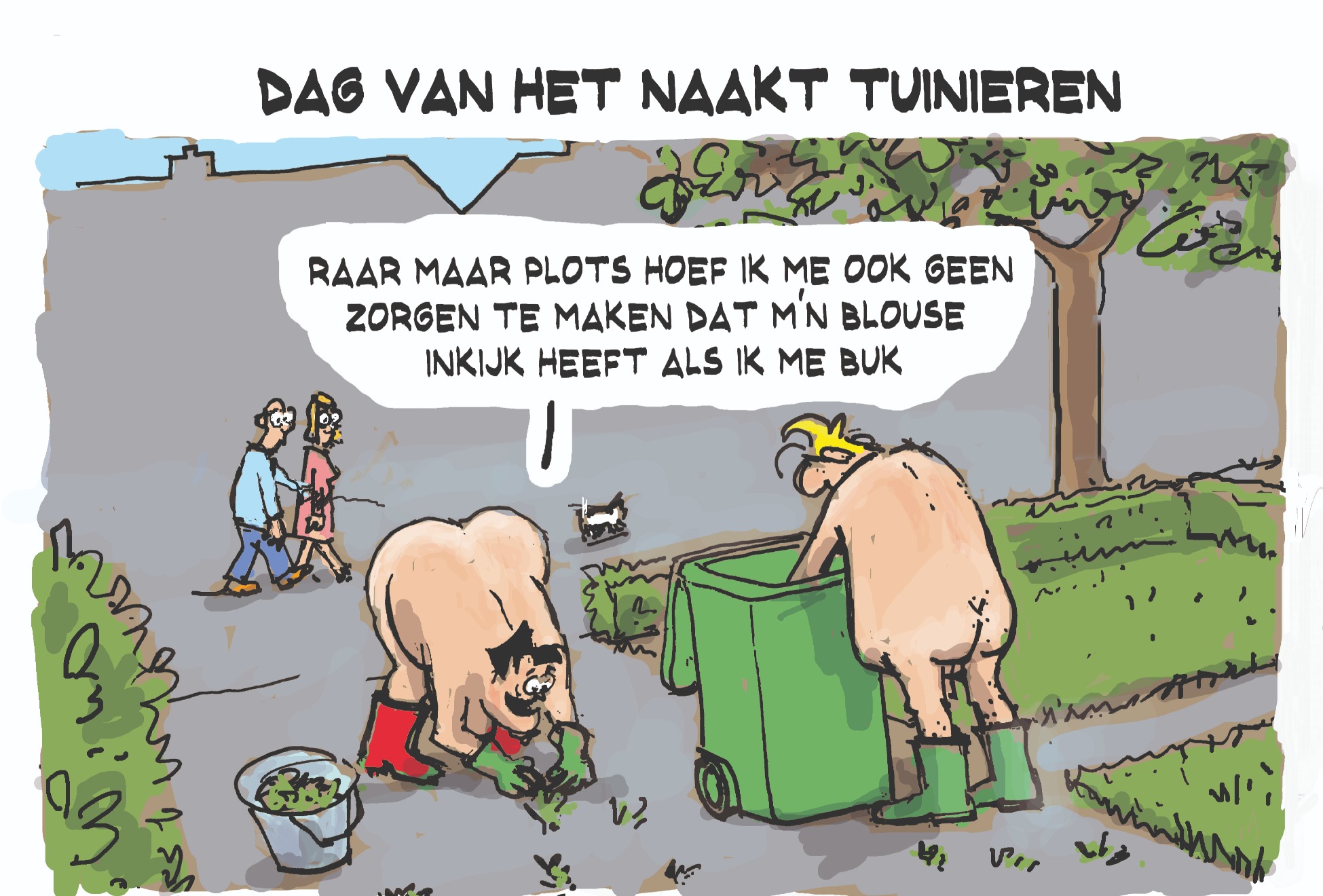 Cartoon zaterdag 2 mei