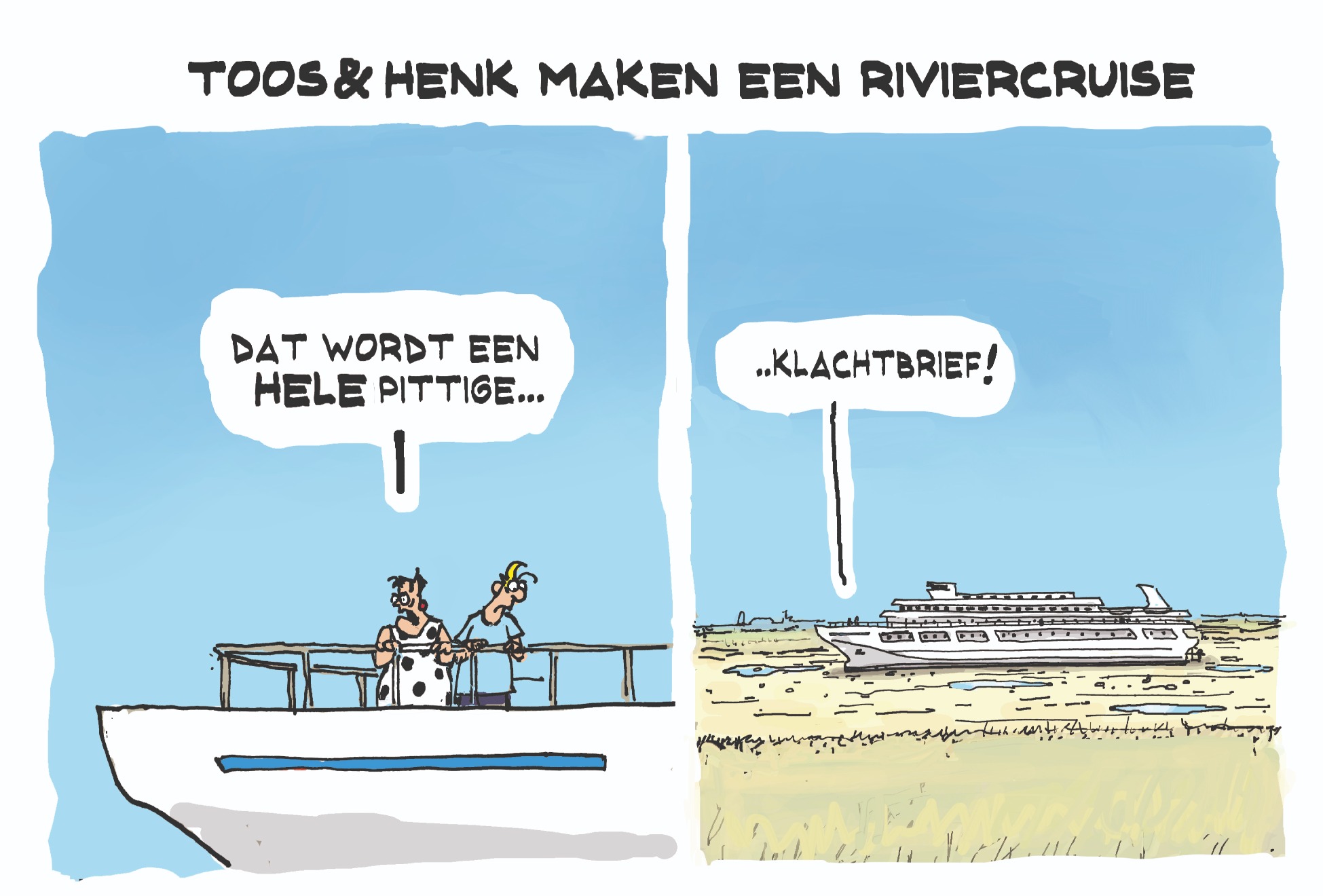 Cartoon zaterdag 1 augustus