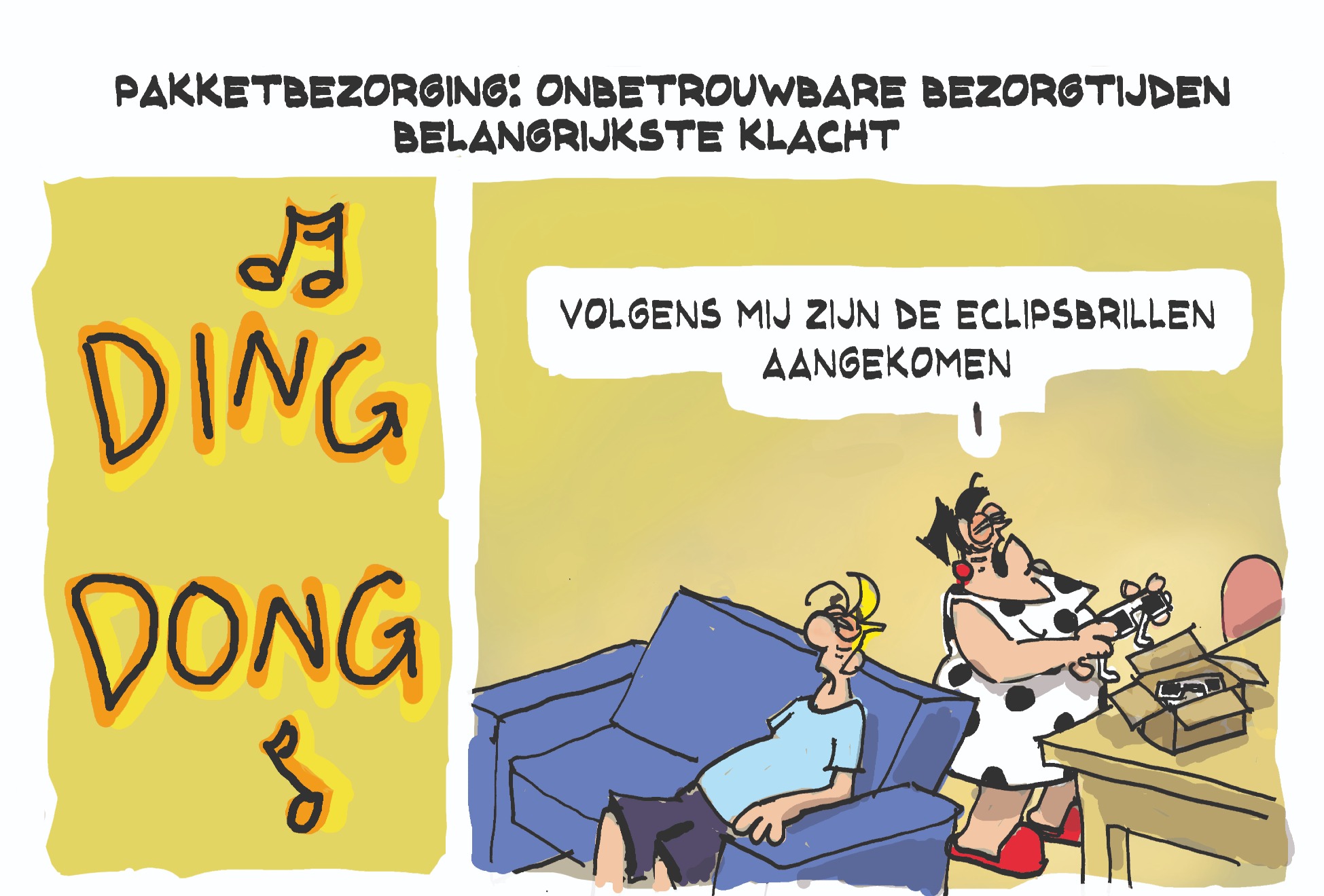 Cartoon donderdag 13 augustus