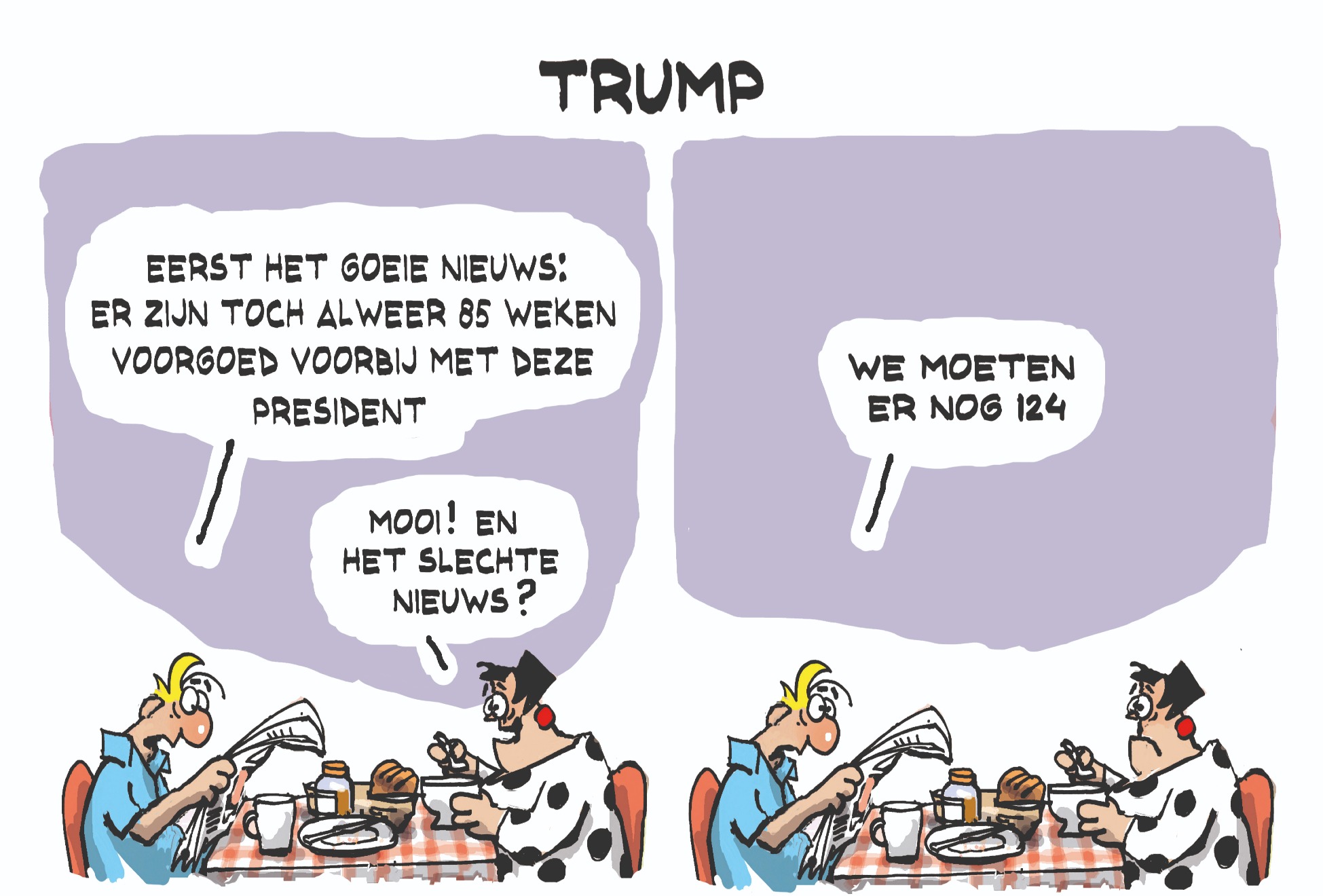 Cartoon zaterdag 5 september