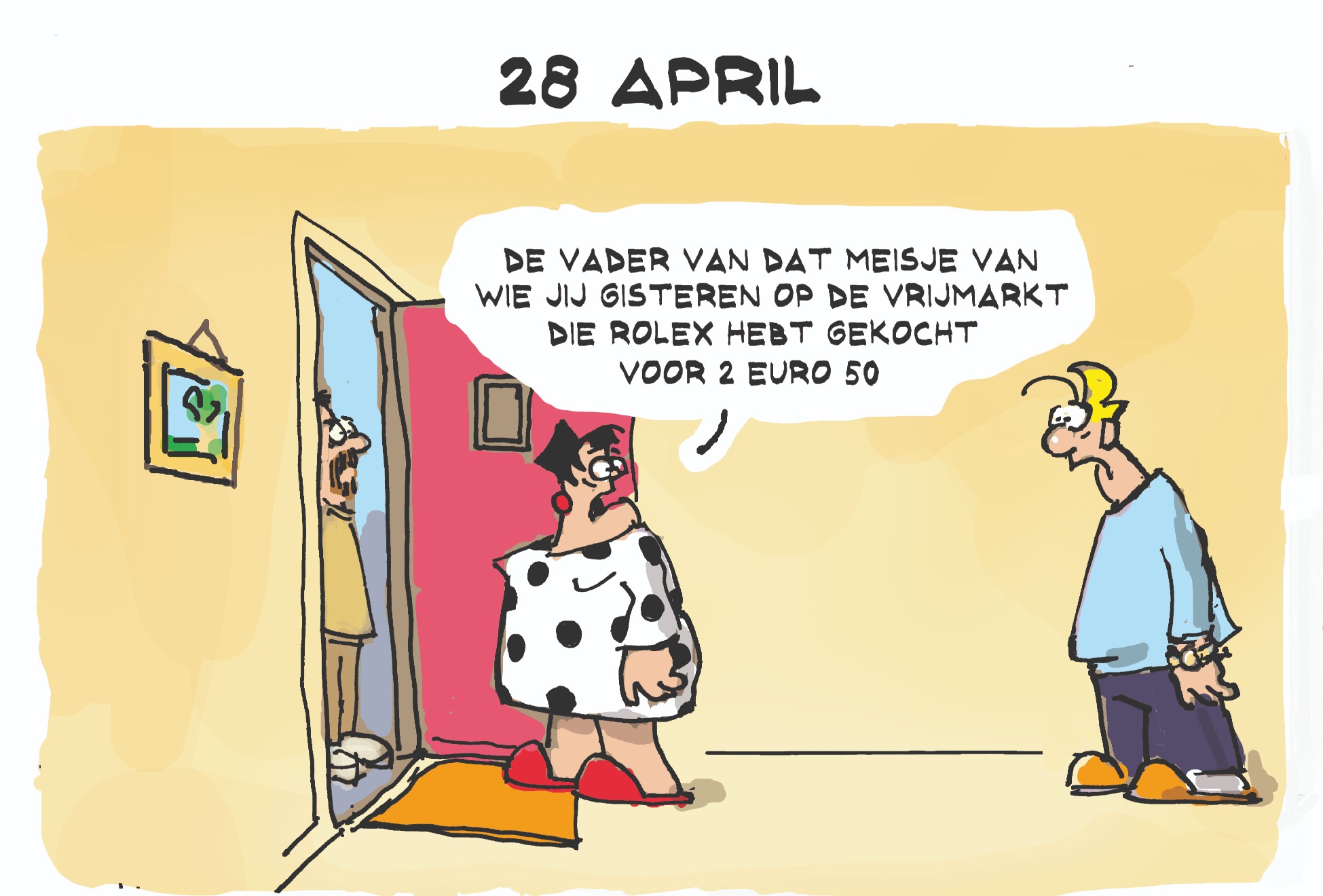 Cartoon dinsdag 28 april