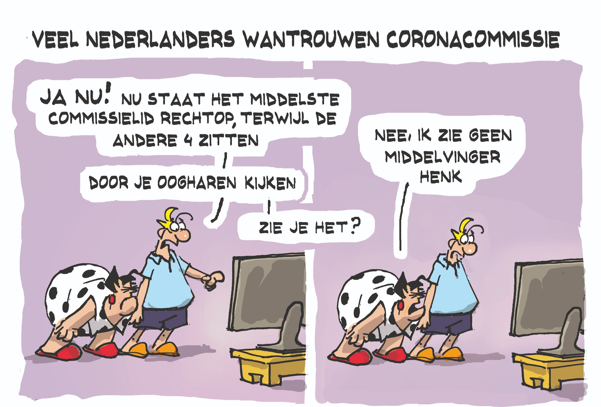 Cartoon zaterdag 30 mei